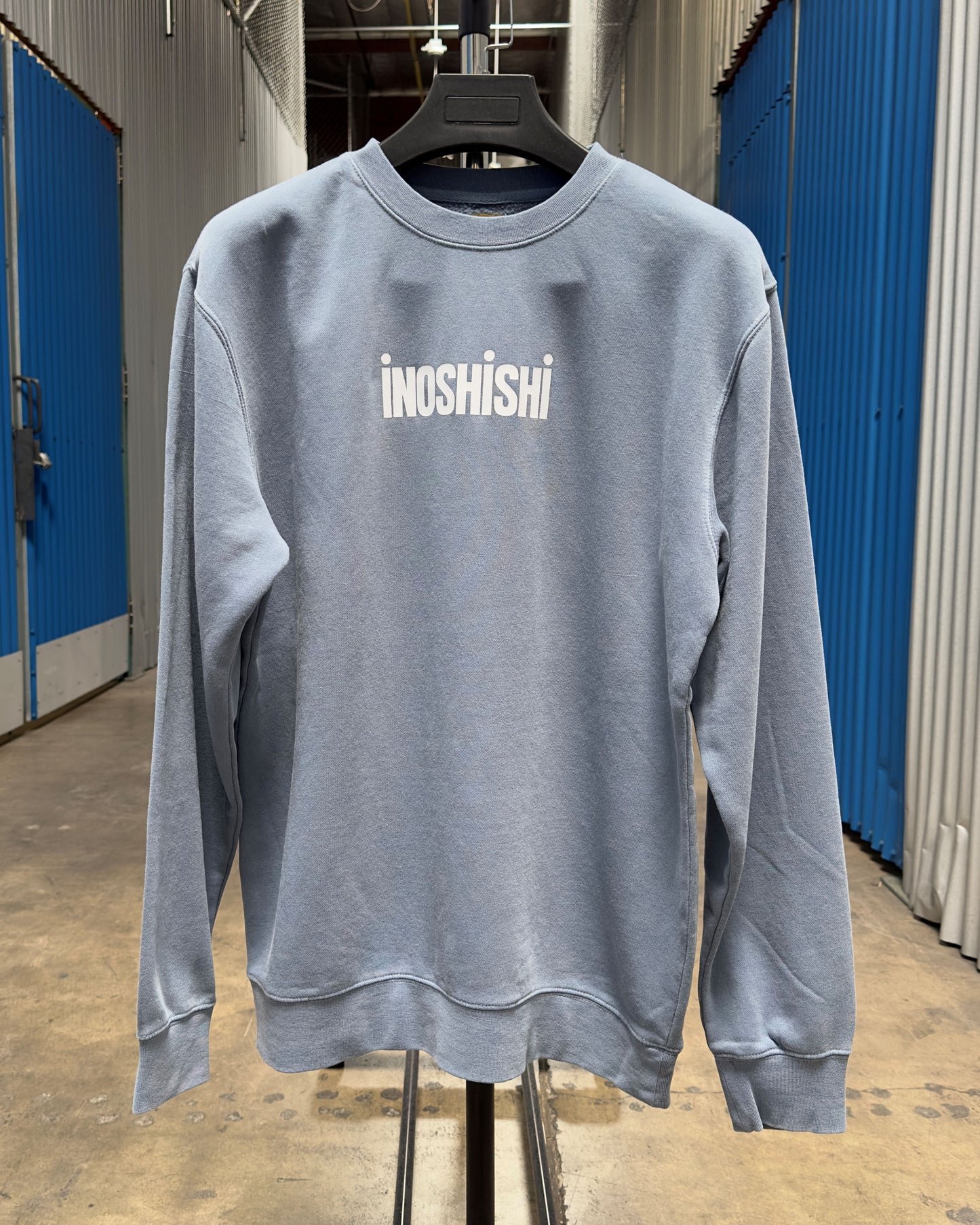 Unisex Mid-Weight Pigment Dyed Crew Neck | SLATE BLUE