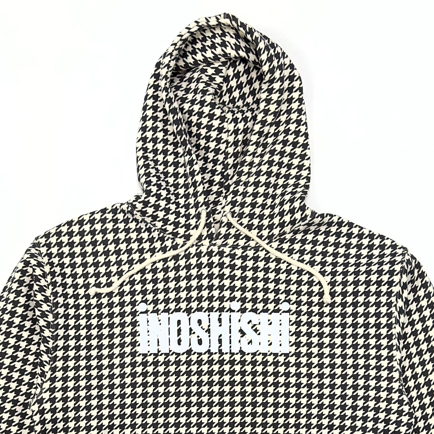 Heavy-Weight Hooded Pullover | HOUNDSTOOTH